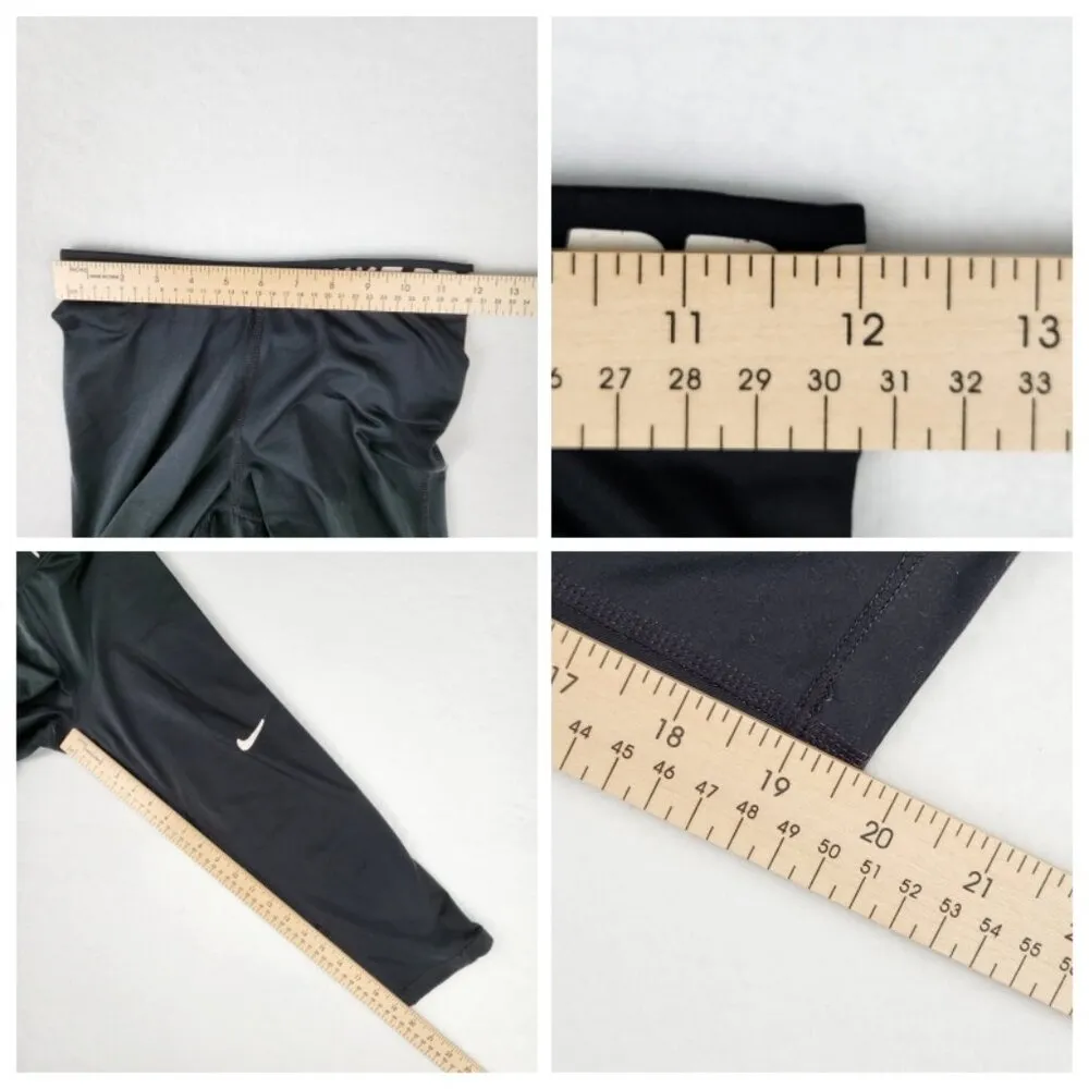 Nike Pro Dri-Fit Leggings Size S Black - Image 7