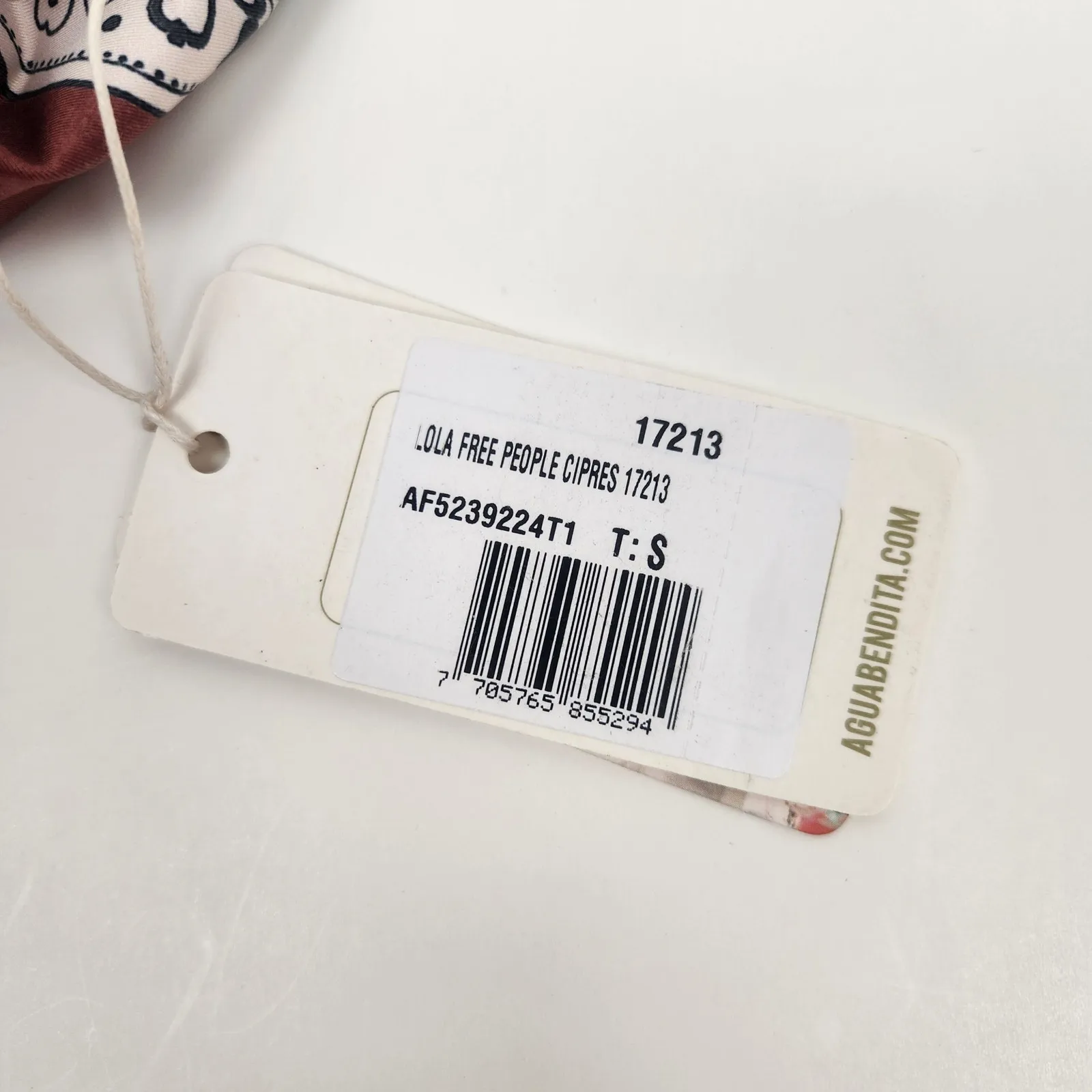 Agua Bendita Lola Cipres Low Rise Bikini Bottom Size Small NWT - Image 4