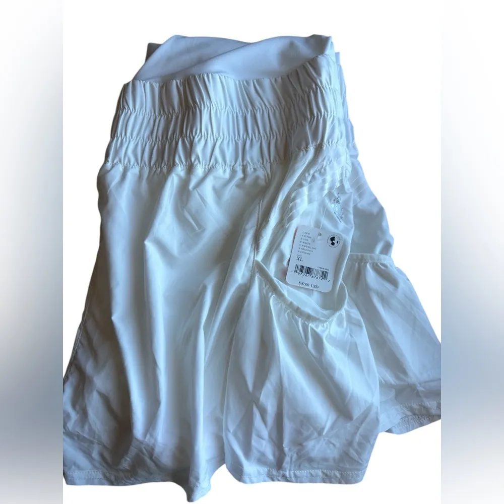 NWT Free People Get Your Flirt On Shortsie in White - Image 6