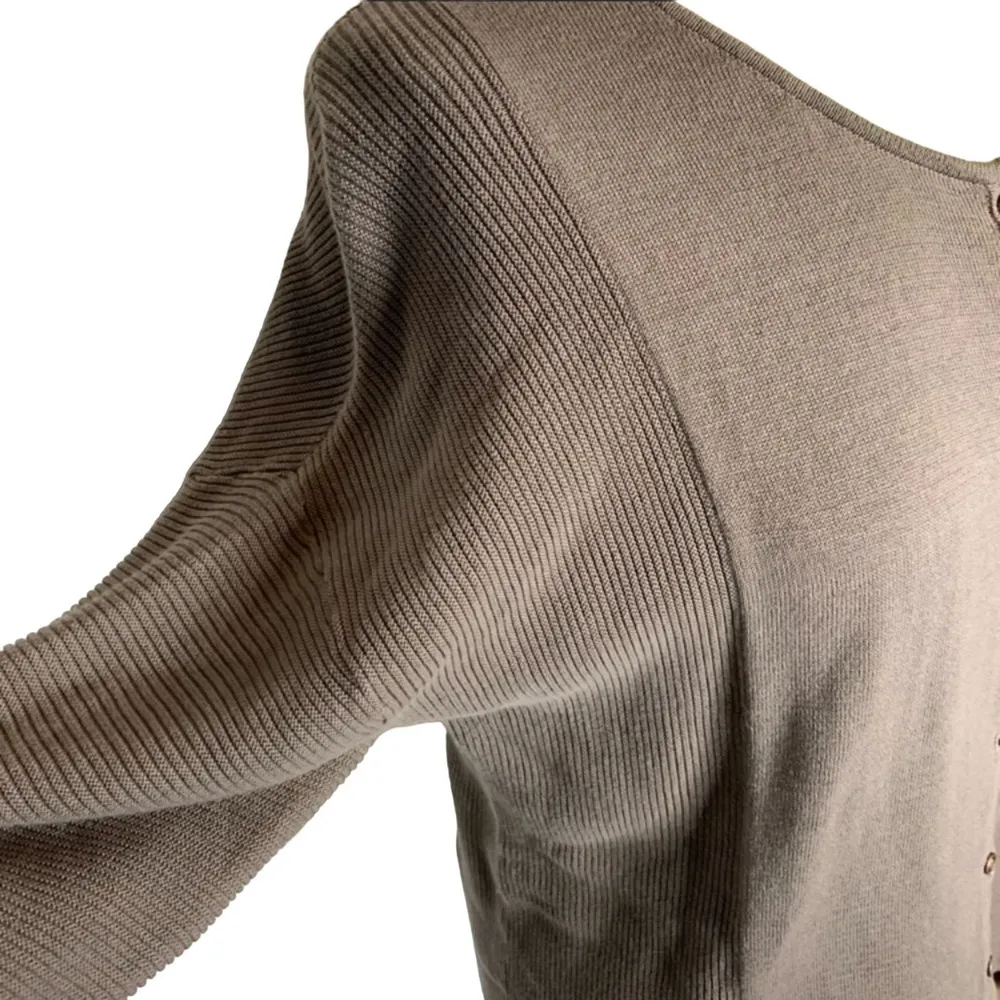 Nile Atelier ribbed contrast cardigan sweater Size L - Image 5