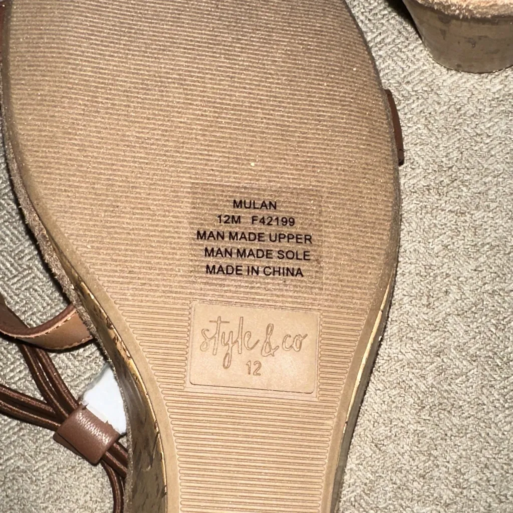 Style & Co . Tan Women's Sandals - Image 4