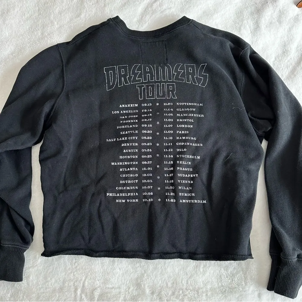 Hollister Graphic Band Crewneck Cropped Sweatshirt Women’s Size Small - Image 10