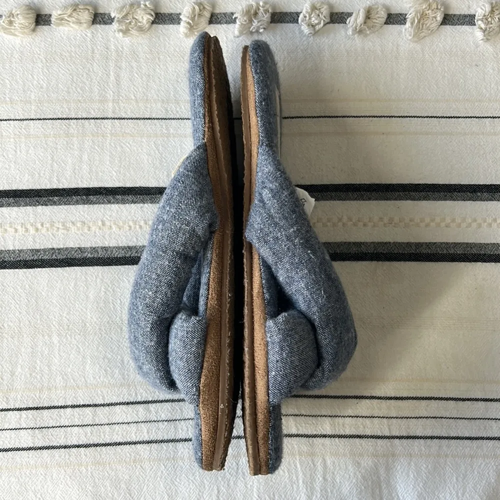 Madewell • Chambray Crisscross Scuff house Slippers - Image 99