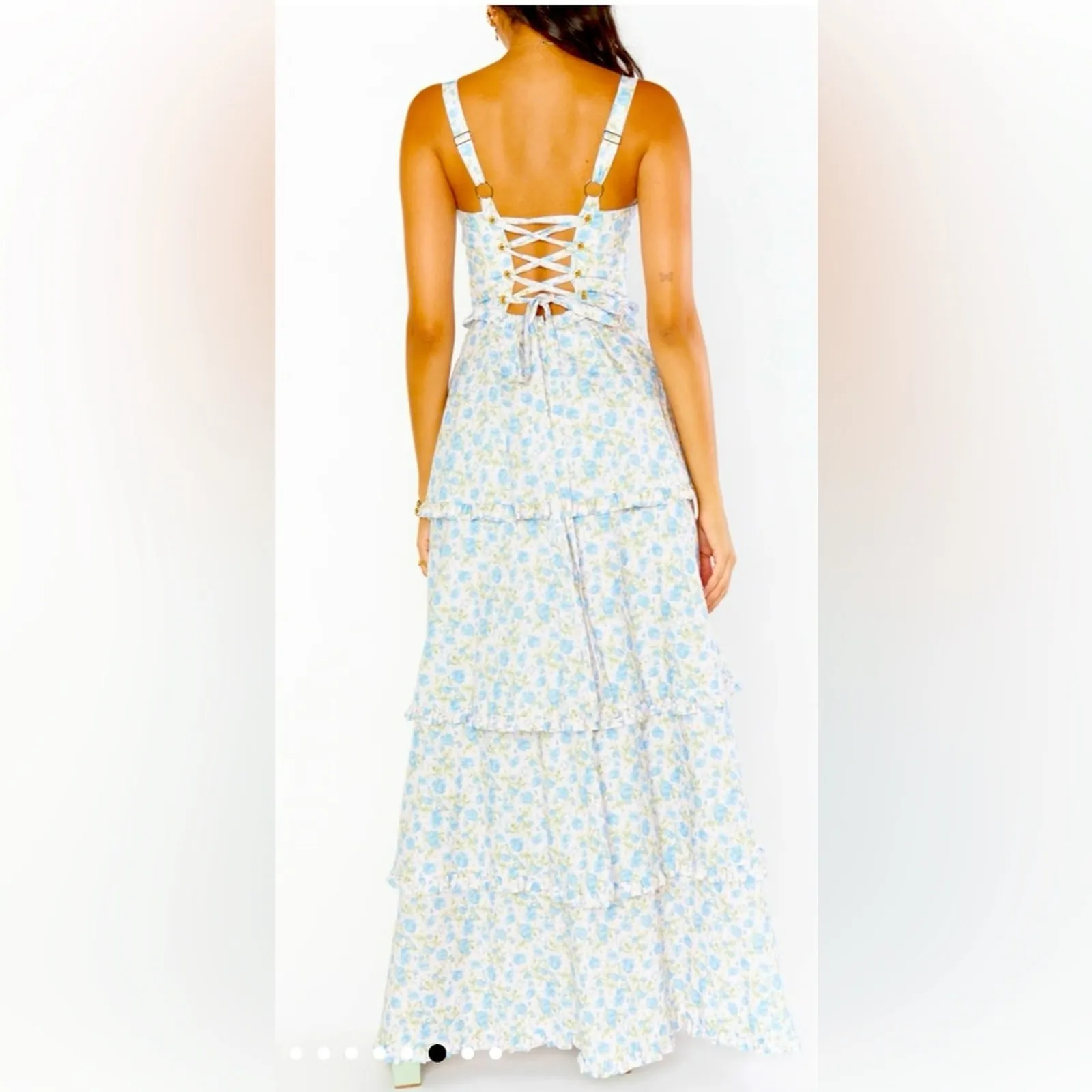 NWT Show me your mumu lady corset dress charming rose small floral gorgeous - Image 6