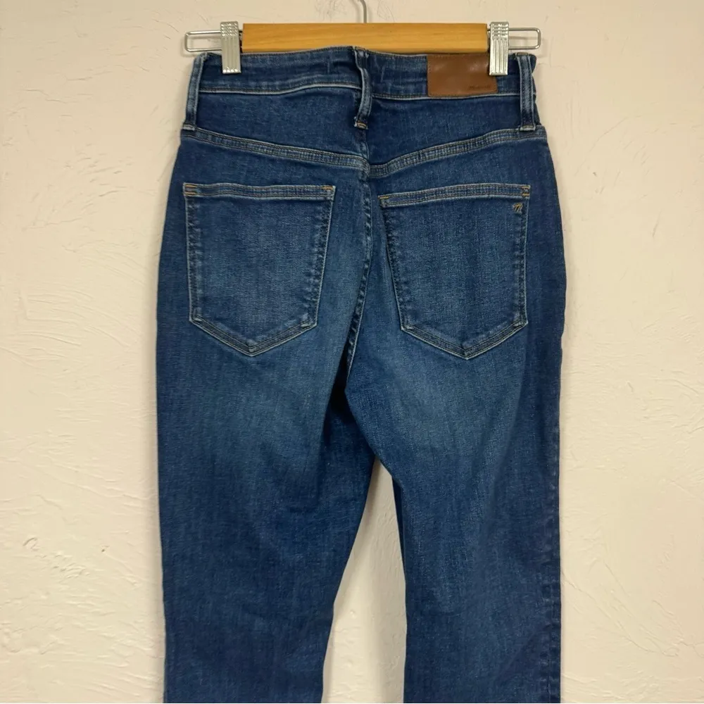Madewell Curvy High Rise Skinny Jeans Womens 26 Blue Denim Zip Fly Casual Ankle - Image 7