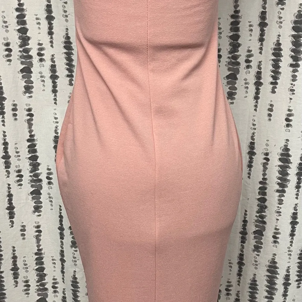 🖤GOOD TIMES PALE PINK STRAPLESS DRESS - Image 2