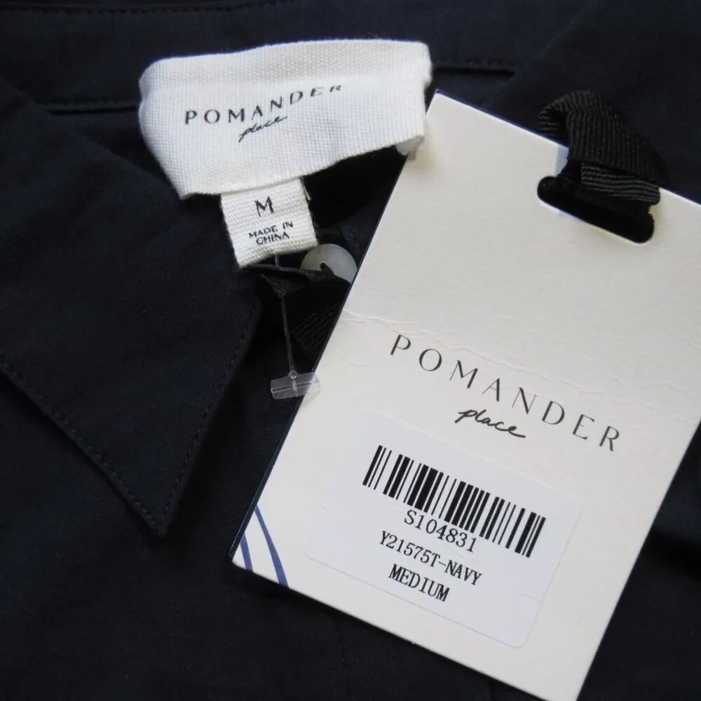 NWT Tuckernuck POMANDER PLACE Mabel in Navy Blue Cotton Maxi Dress M Size M - Image 9