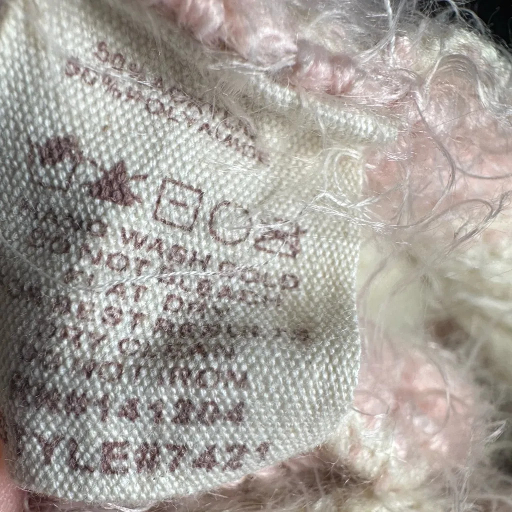 Hem & Thread candy cane striped mock neck soft fuzzy sweater size medium - Image 6