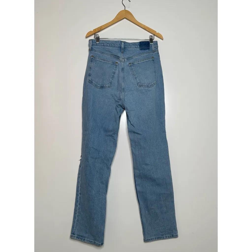 Abercrombie & Fitch Curve Love The 90’s Straight Ultra High Rise Jeans Size 31 - Image 4