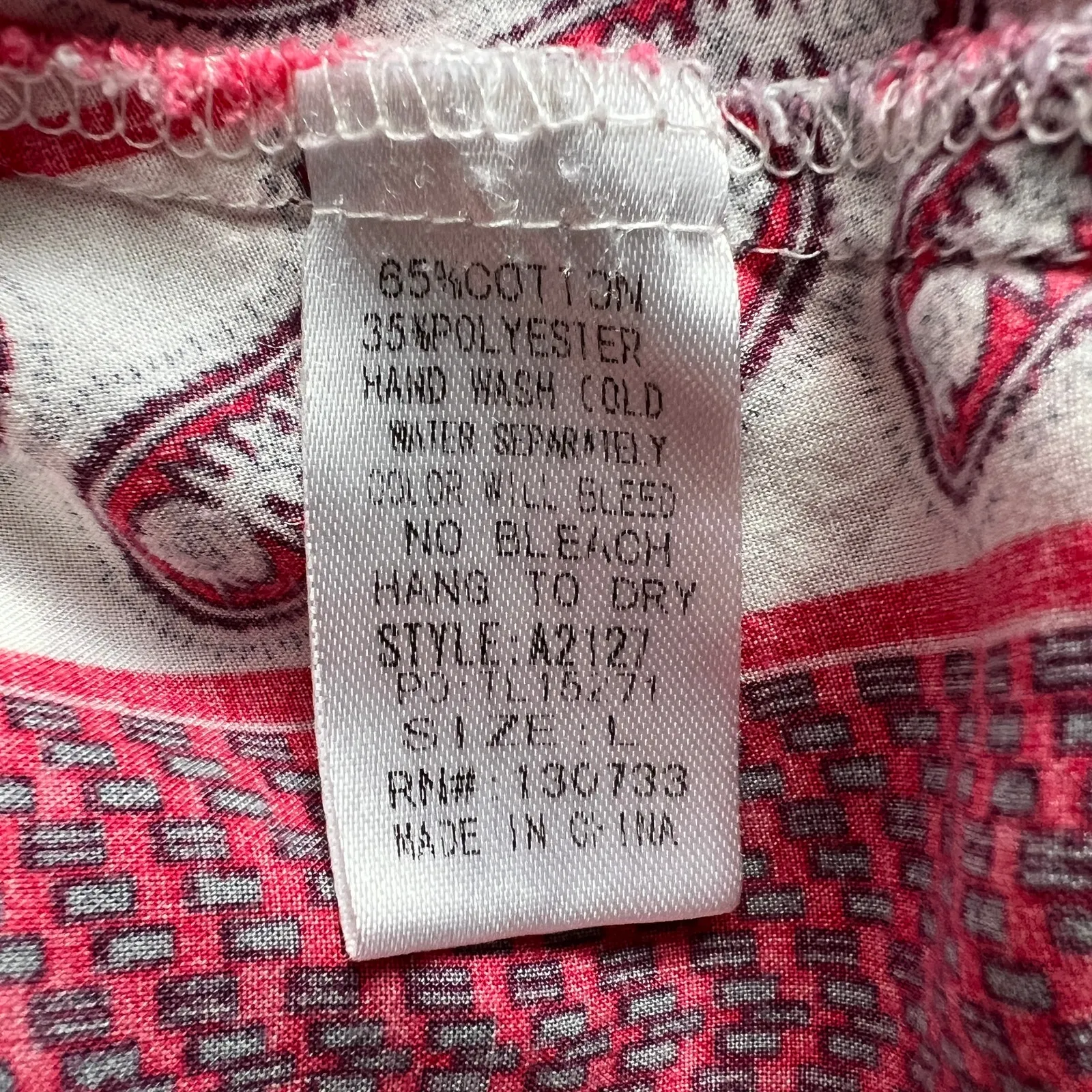 Umgee Womens Tank Dress Large Handkerchief Hem Paisley Floral Cottagecore Boho - Image 13