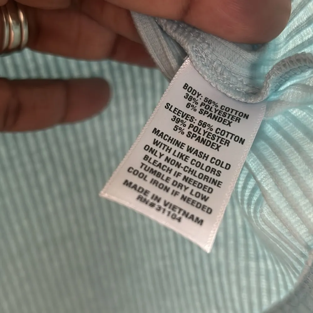 Biltmore Baby Blue Blouse - Image 4