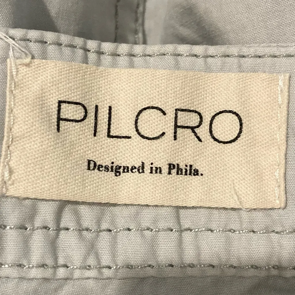 Anthropologie Pilcro pale blue gray barrel leg cropped parachute pants. Size 29 - Image 5