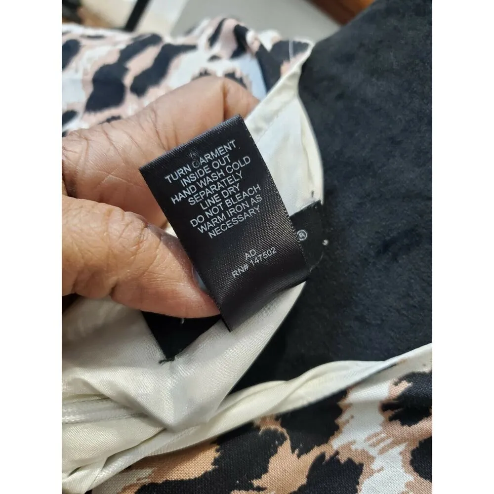 Ashley Stewart Women's Linen Square Neck Short Sleeve Knee Length Shirt Dress 14 - Image 10