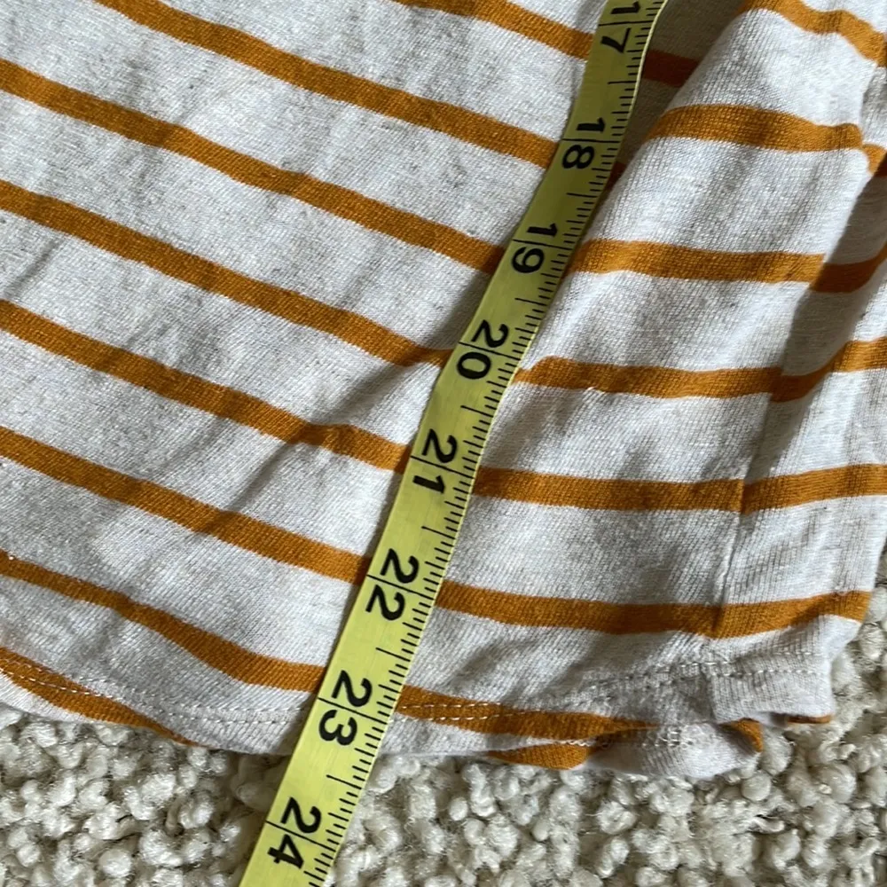 Lucky Brand  cute striped linen blend T-shirt - Image 9