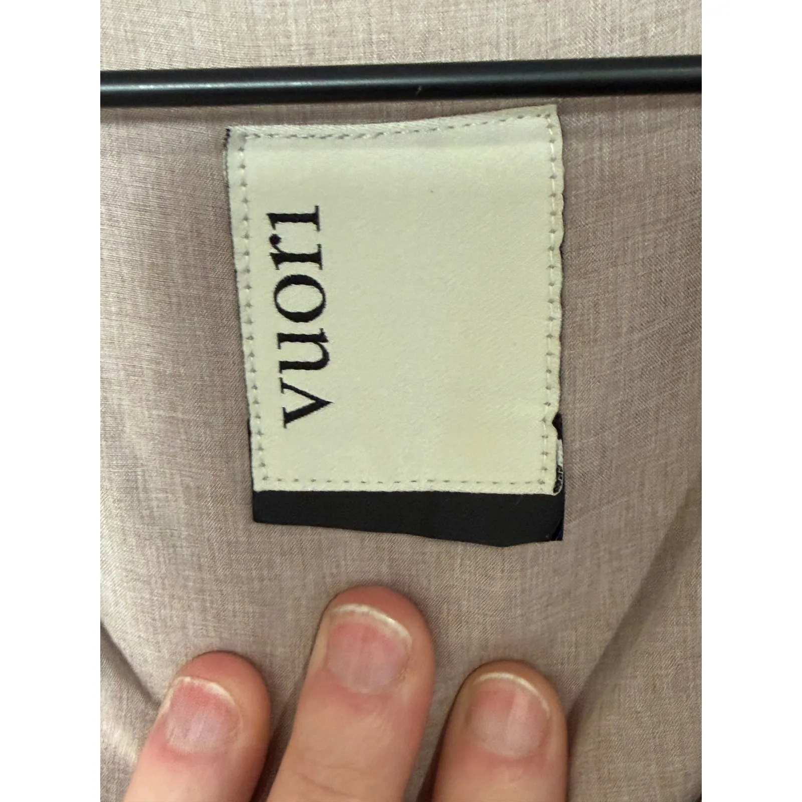 Vuori Women's Outdoor Shell Jacket Taupe Full Zip Activewear Athletic Athleisure - Image 3