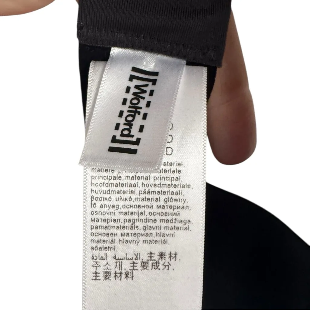 Wolford Tulle Push Up Bra 69663 34D‎ Black Size undefined - Image 8