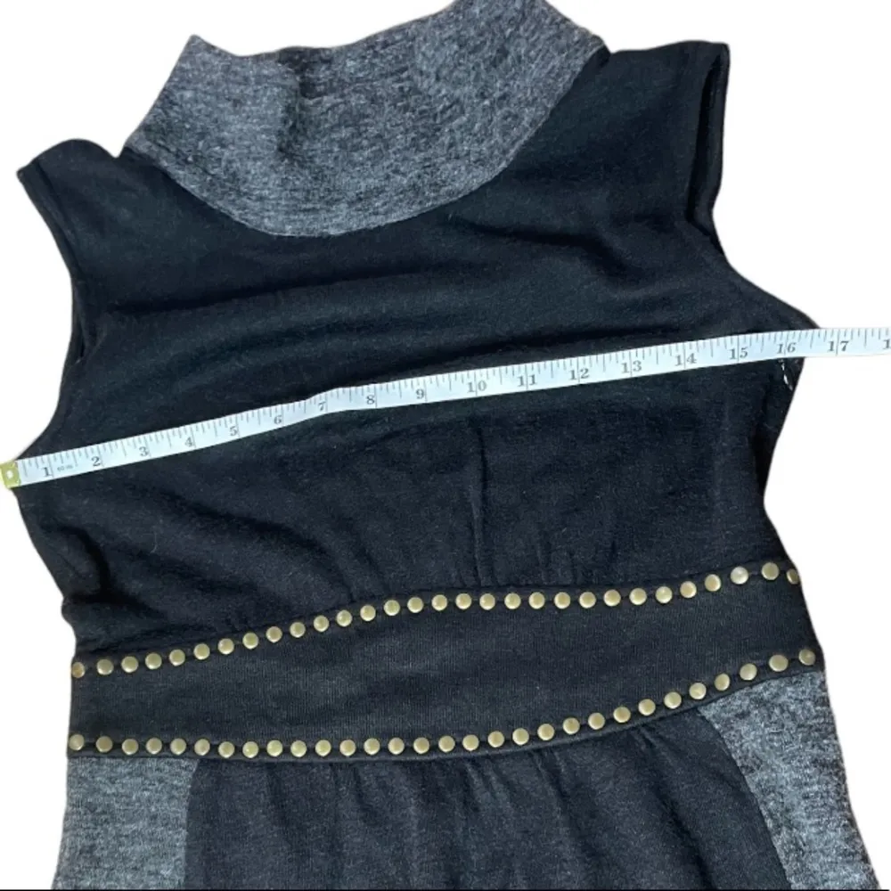 Grey Studded Dress b Size M - Image 7