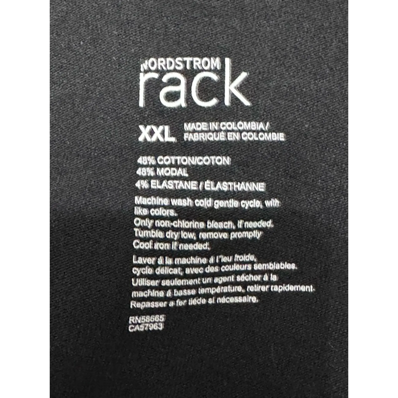 Nordstrom Tank Top Sleeveless Scoop Neck Cotton Blend Stretchy Black W XXL NWOT - Image 7