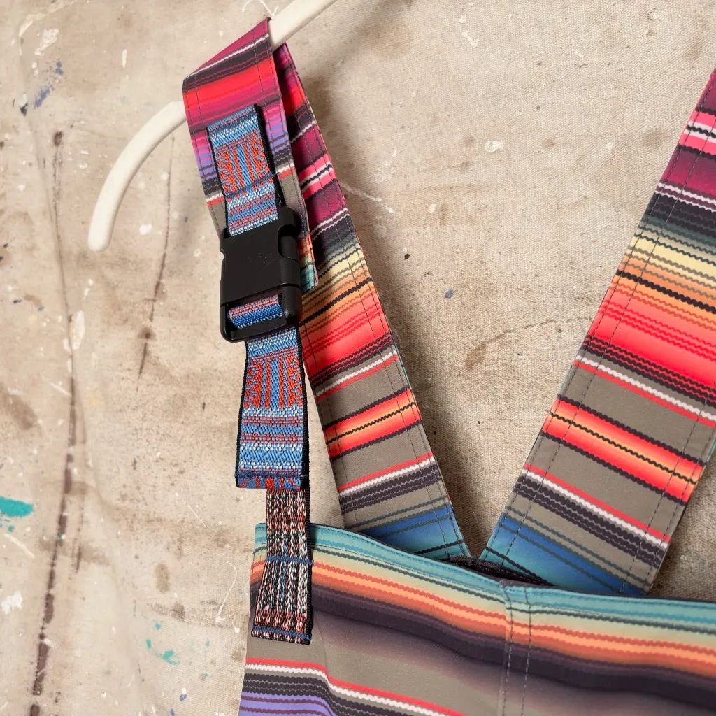 Kavu San Blas Overalls in Sunrise Stripe - Image 5