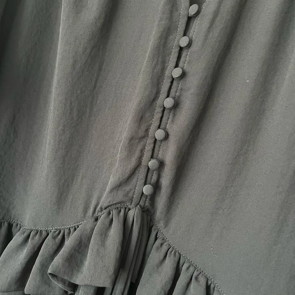 H&M Gauze Button-Front Tunic/Dress - Size 4 - Image 2