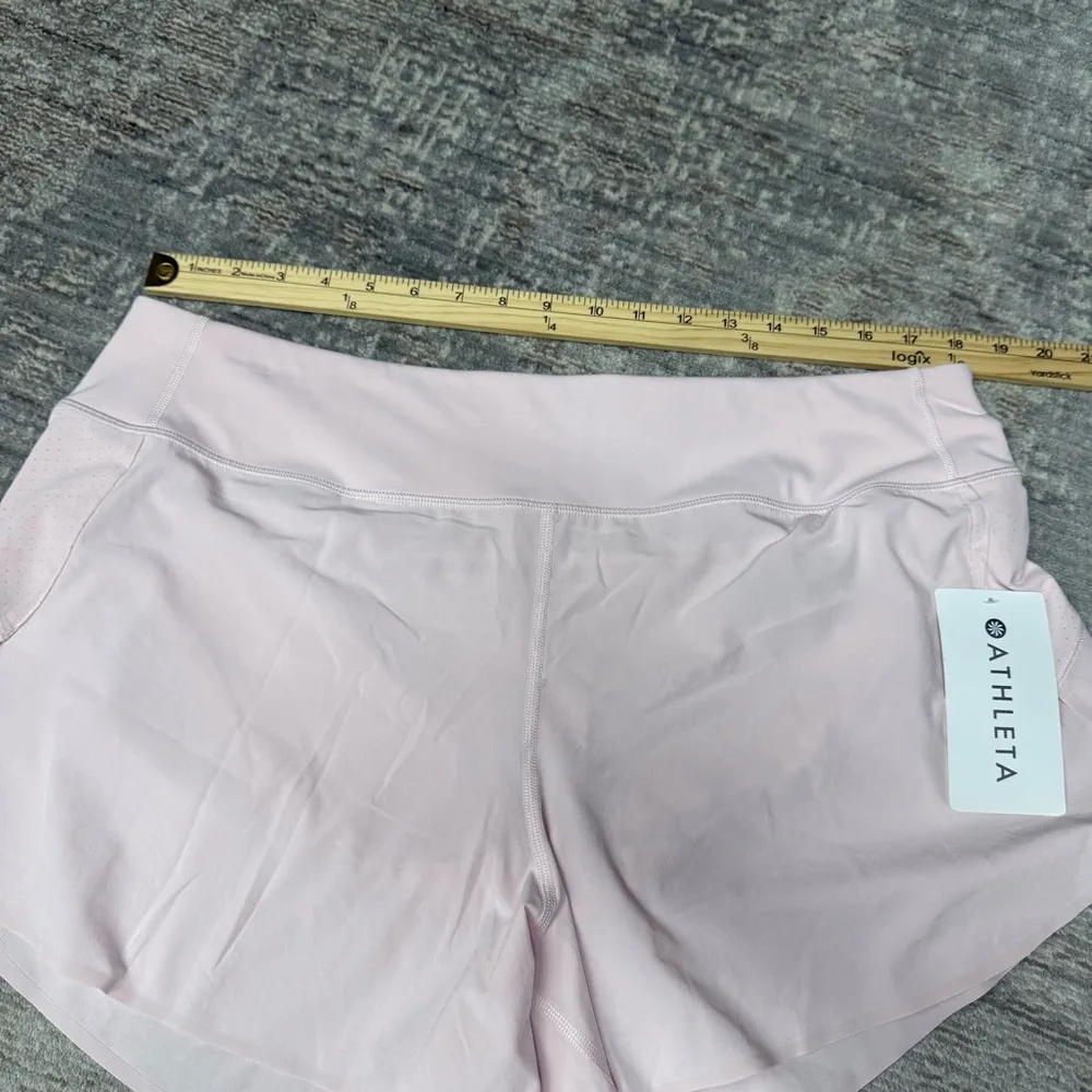 Athleta Run With It 4.5” Inseam Pink Athletic Running Shorts NWT - Image 7