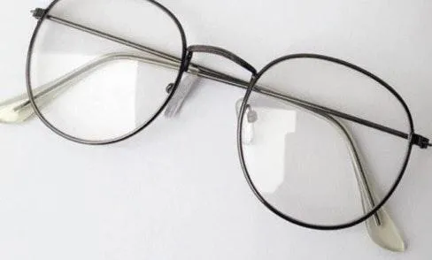 Round Frame Glasses Black - Image 2