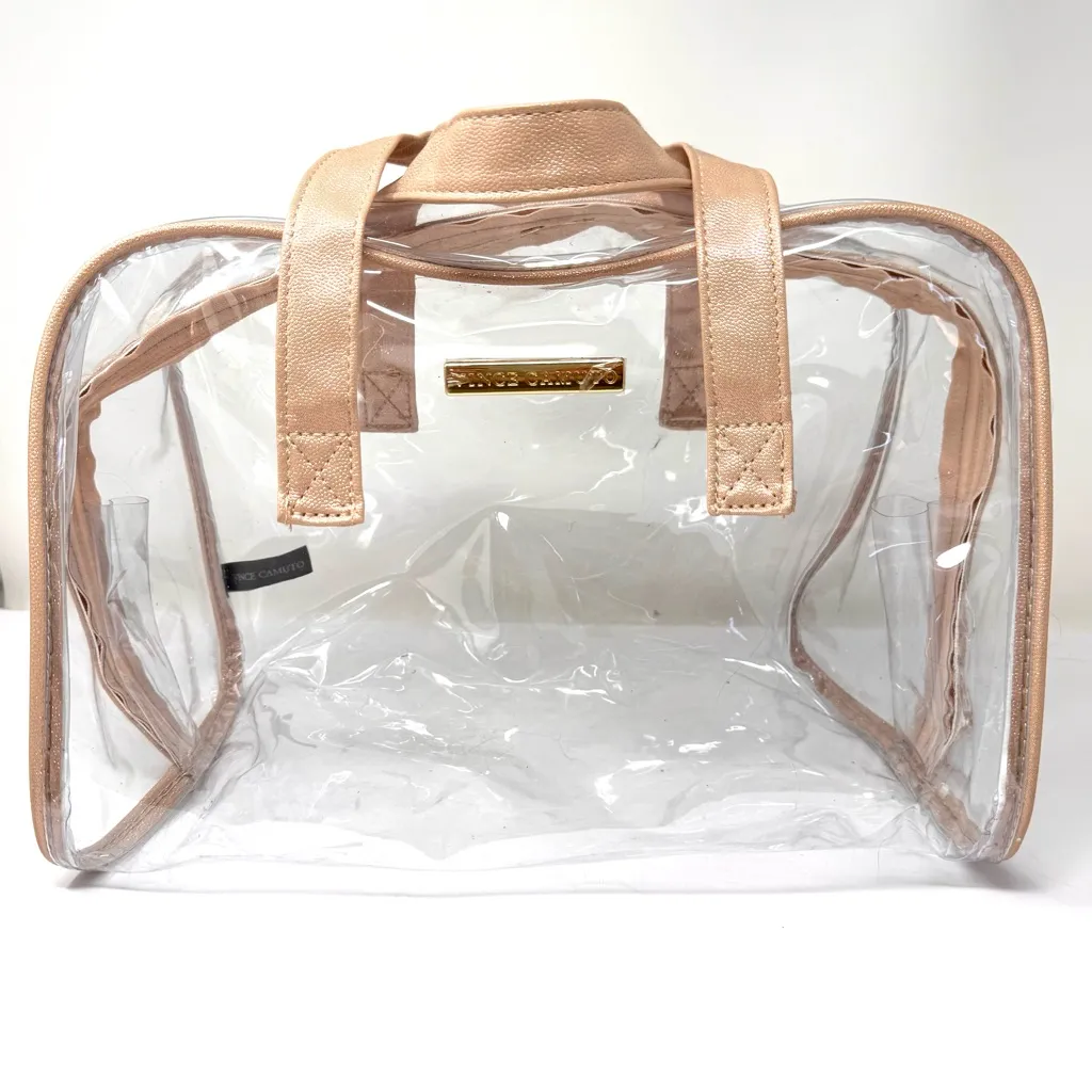 VINCE CAMUTO large cosmetic bag with two NWOT pouches - Image 5