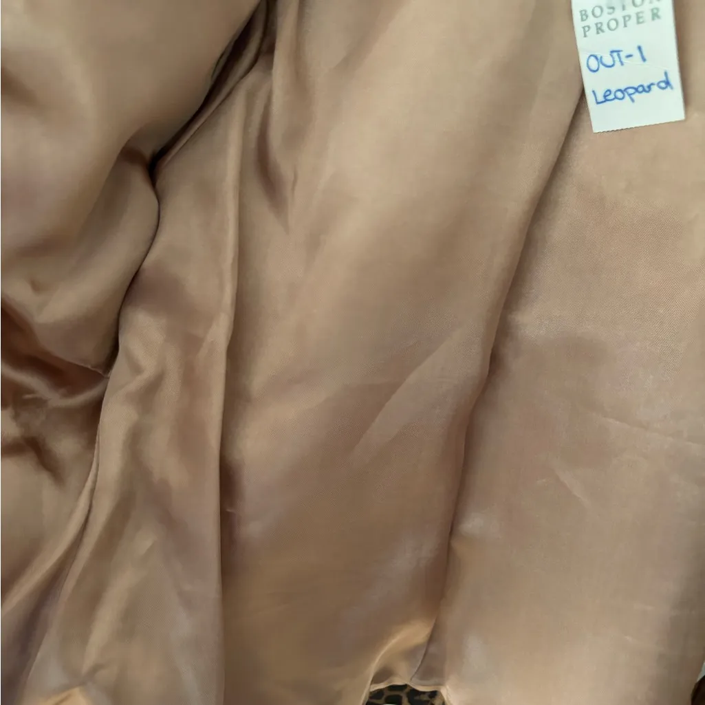 Leopard‎ jacket by Margaret Godfred. Size 6 - Image 11