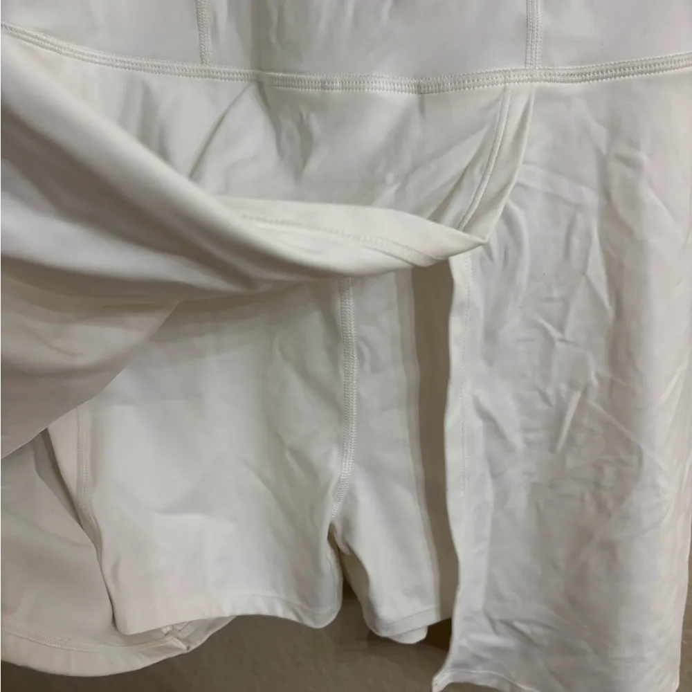 JoyLab White Workout Dress with adjustable Spaghetti Straps - Image 5