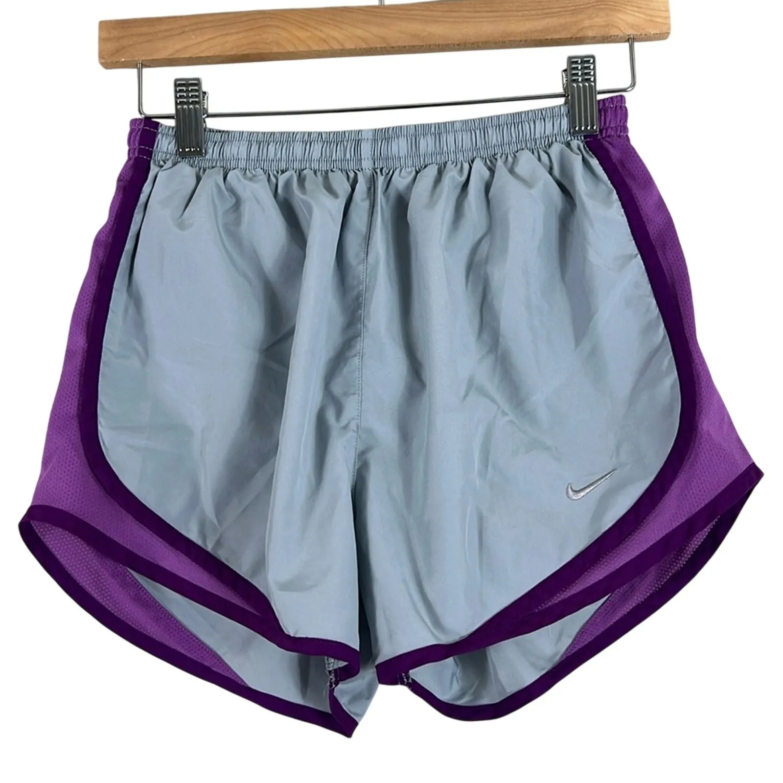 Nike Shorts Womens S Gray Athletic Running High Rise Relaxed Sporty Athleisure - Image 2