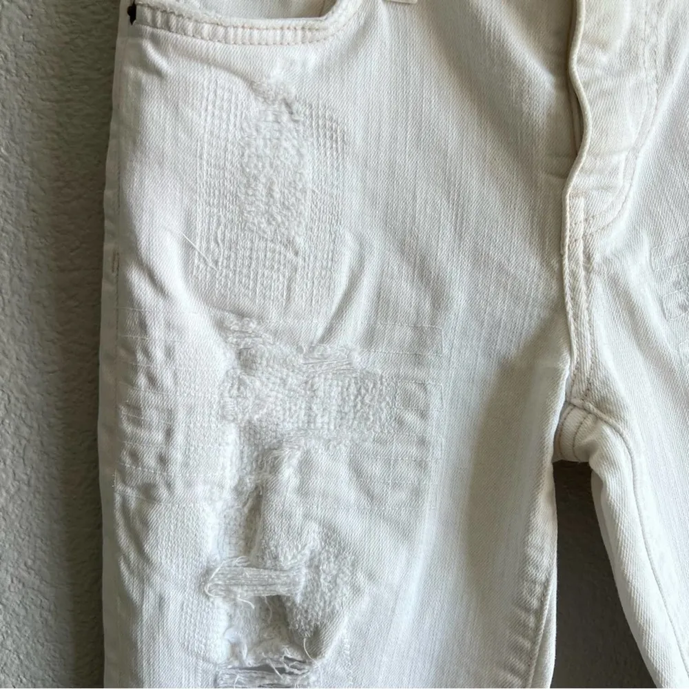 Current/Elliott The Highwaist Straight Super Salty Repair - Image 8