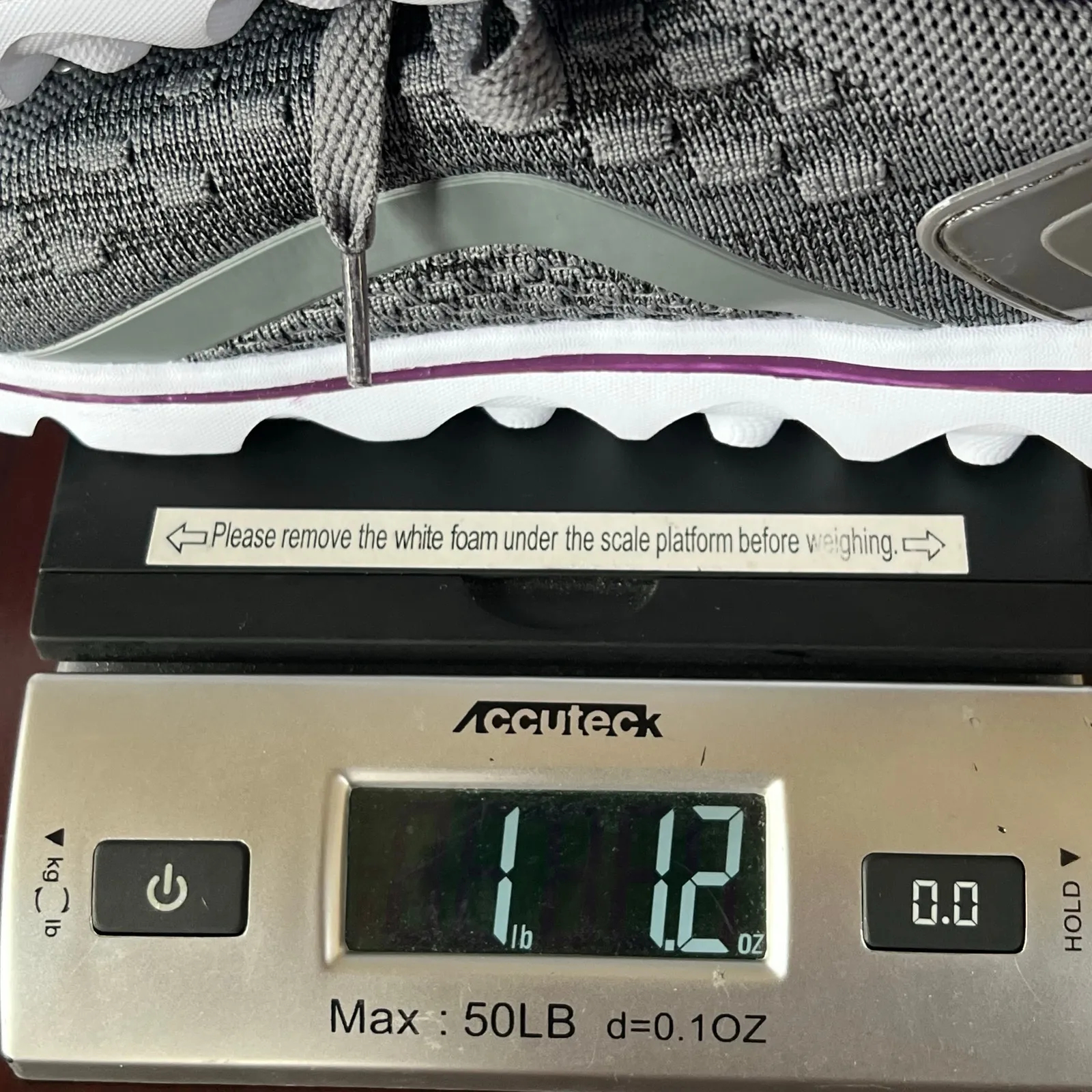 Propet TravelActiv Axial Sneakers Womens 10 4E Gray Purple Mesh Cushion Comfort - Image 14