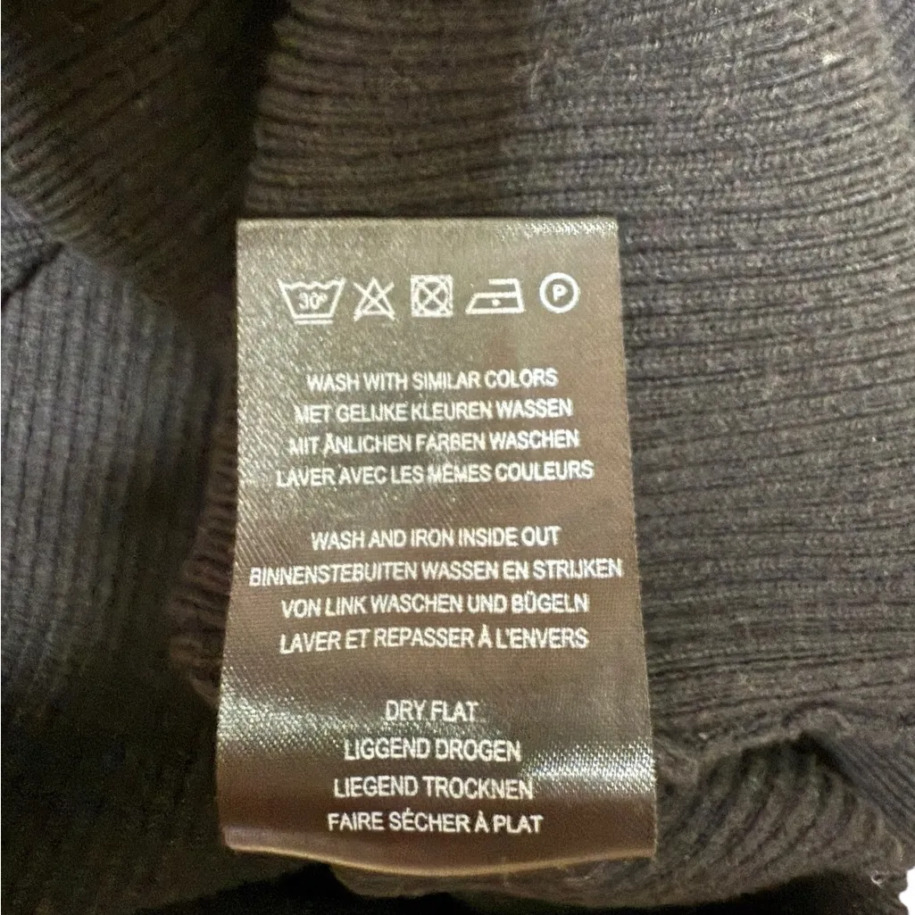 Seven Sisters  Black Ribbed Tank Top- Size Large - Image 6