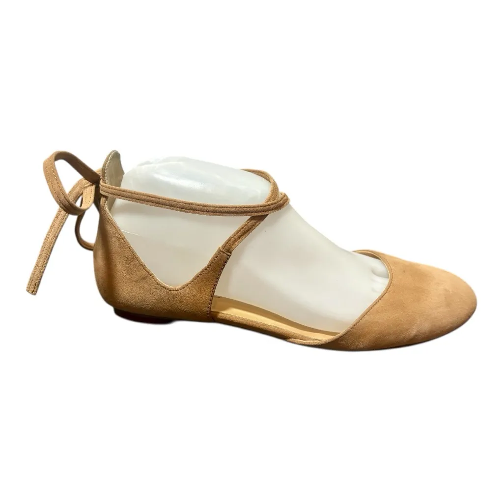 Paul Green  Tan Suede Leather Ballerina Flats - Image 2