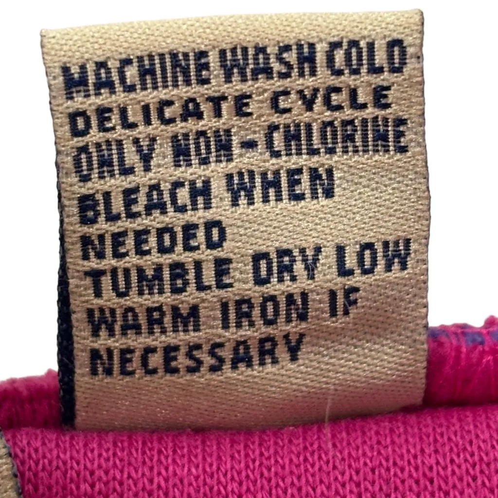 Vintage Deadstock Varsity Cheerleader Bear Sports Fuchsia Sweatshirt NWT Medium - Image 8