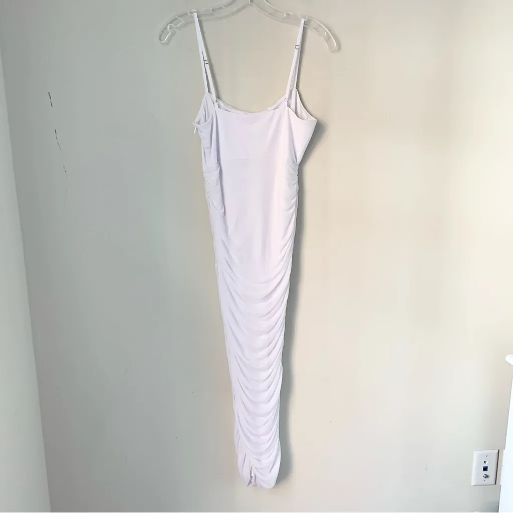 NEW Showpo Coming for You Midi Dress White Size 6 - Image 6
