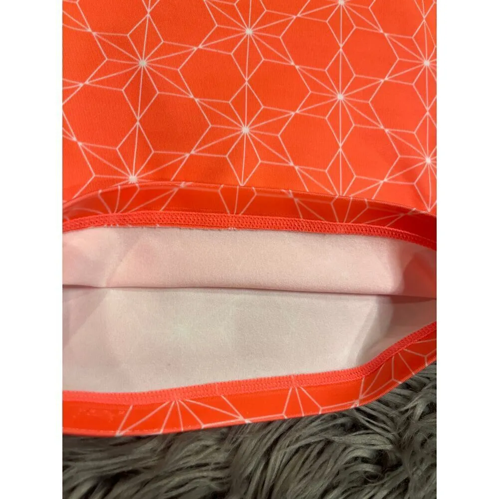 IAB I Am Becoming NEW ‘No Ride’ athletic workout biker shorts XL/12 Orange - Image 5