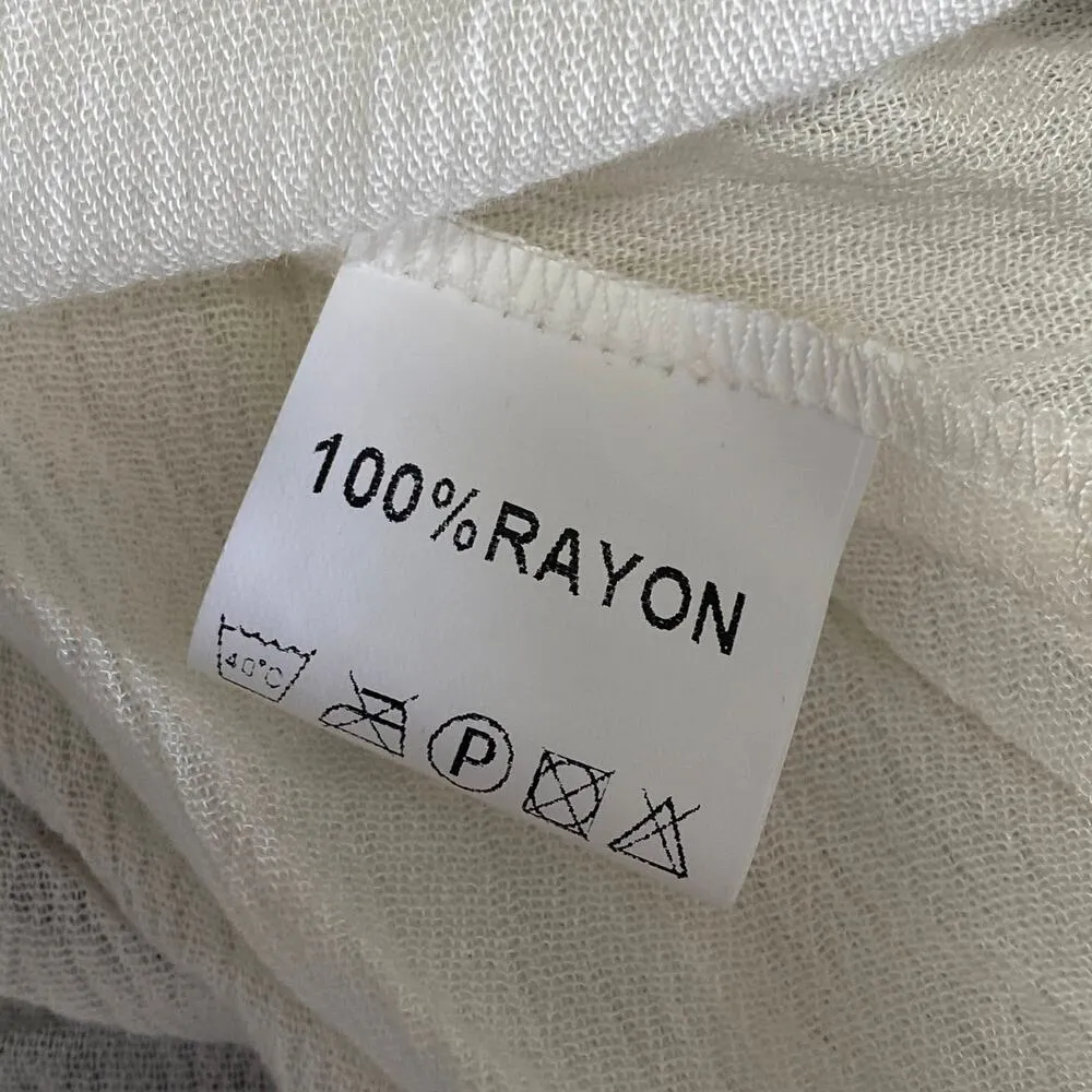 LF Native Rose Ella Cream Woven Embroidered Mini Dress Women's Size 6 NWT - Image 7