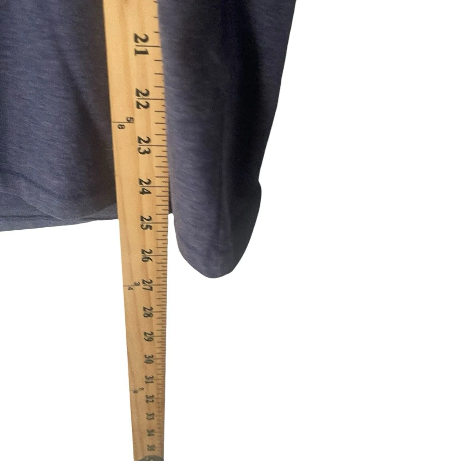 Life Is Good Women's Medium V Neck Blue Unplug Snow Mountains Outdoor T Shirt‎ - Image 9