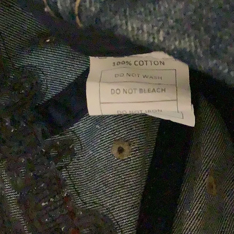 Punta Cana Denim Blue Distressed Women’s Cap. Preloved - Image 6