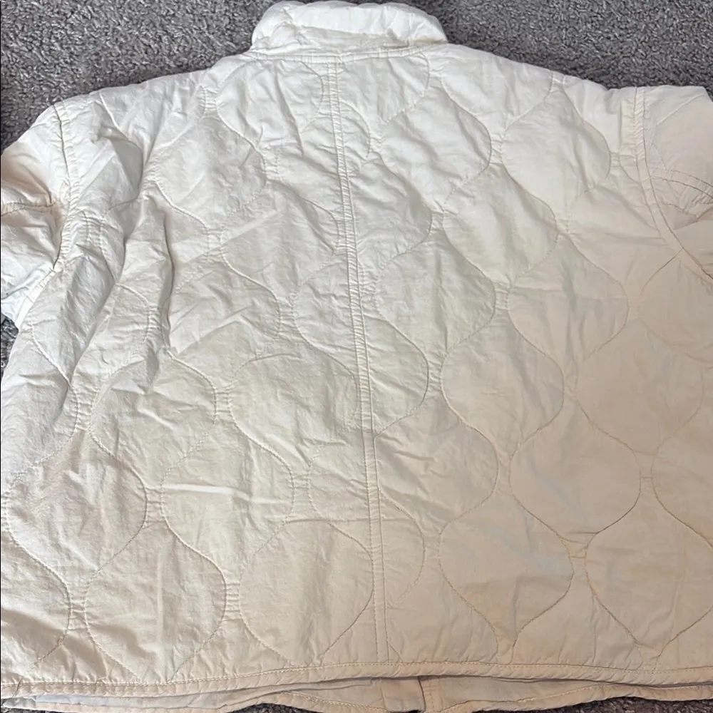Lucky Brand White Quilted Jacket - Image 5