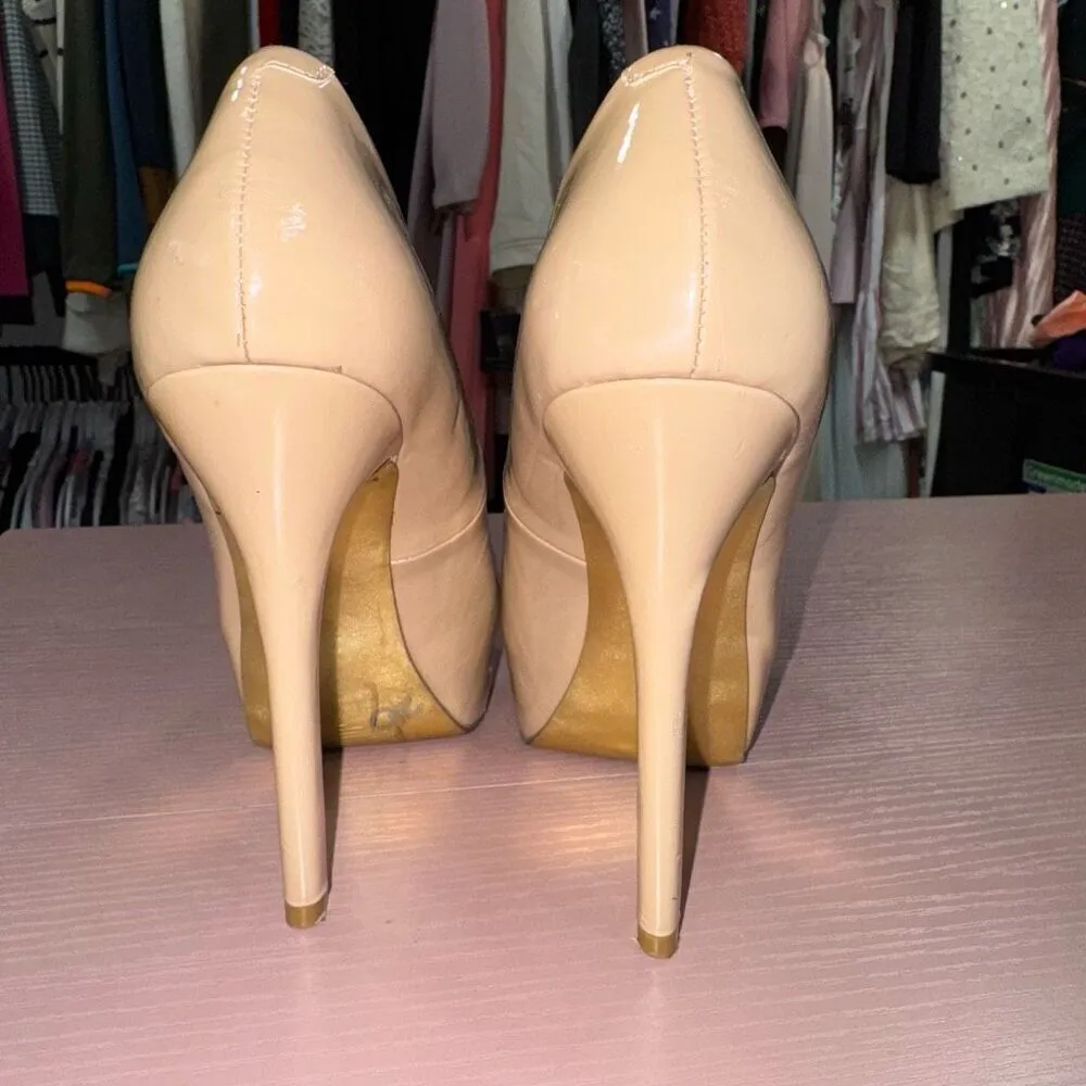 Steve Madden Mila Nude Platform Stiletto Size 6.5 - Image 3