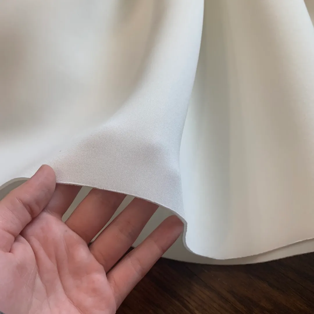 White Flounce Strapless Dress - Image 3