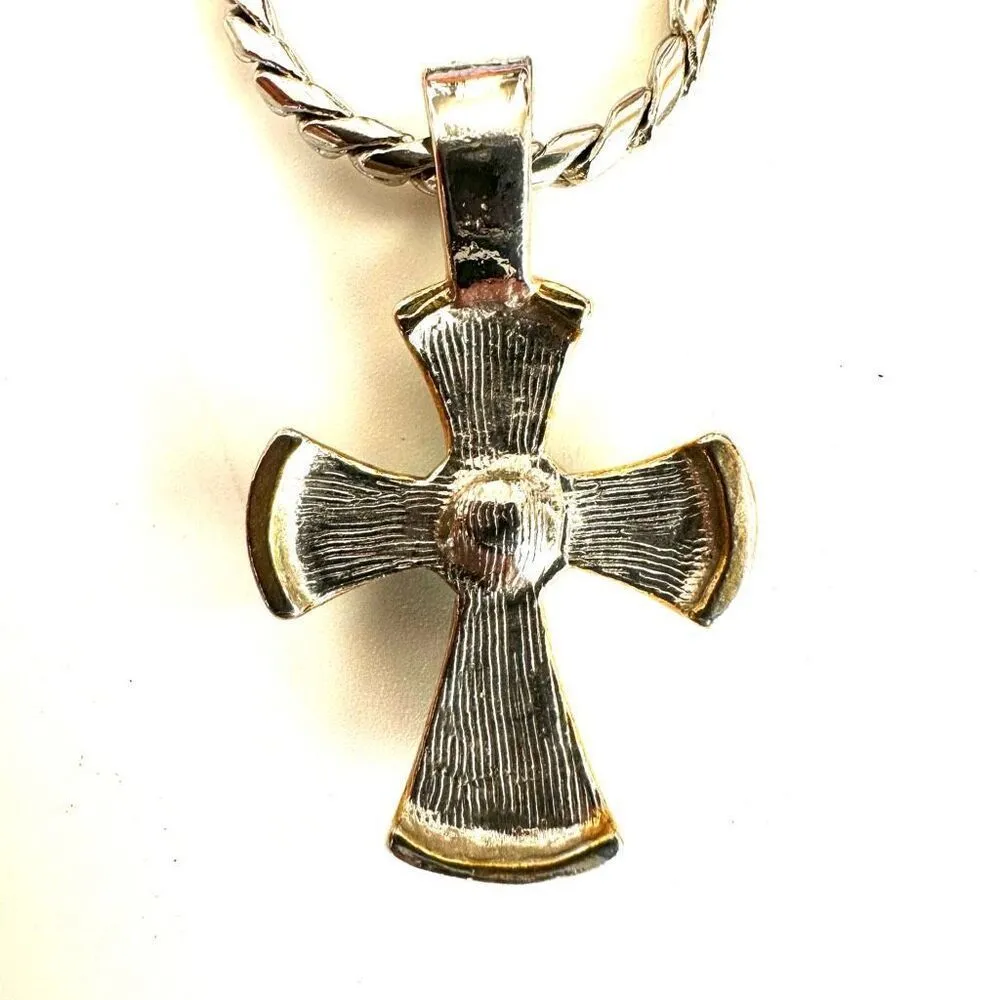 Cookie Lee Gem Cross Necklace - Image 6