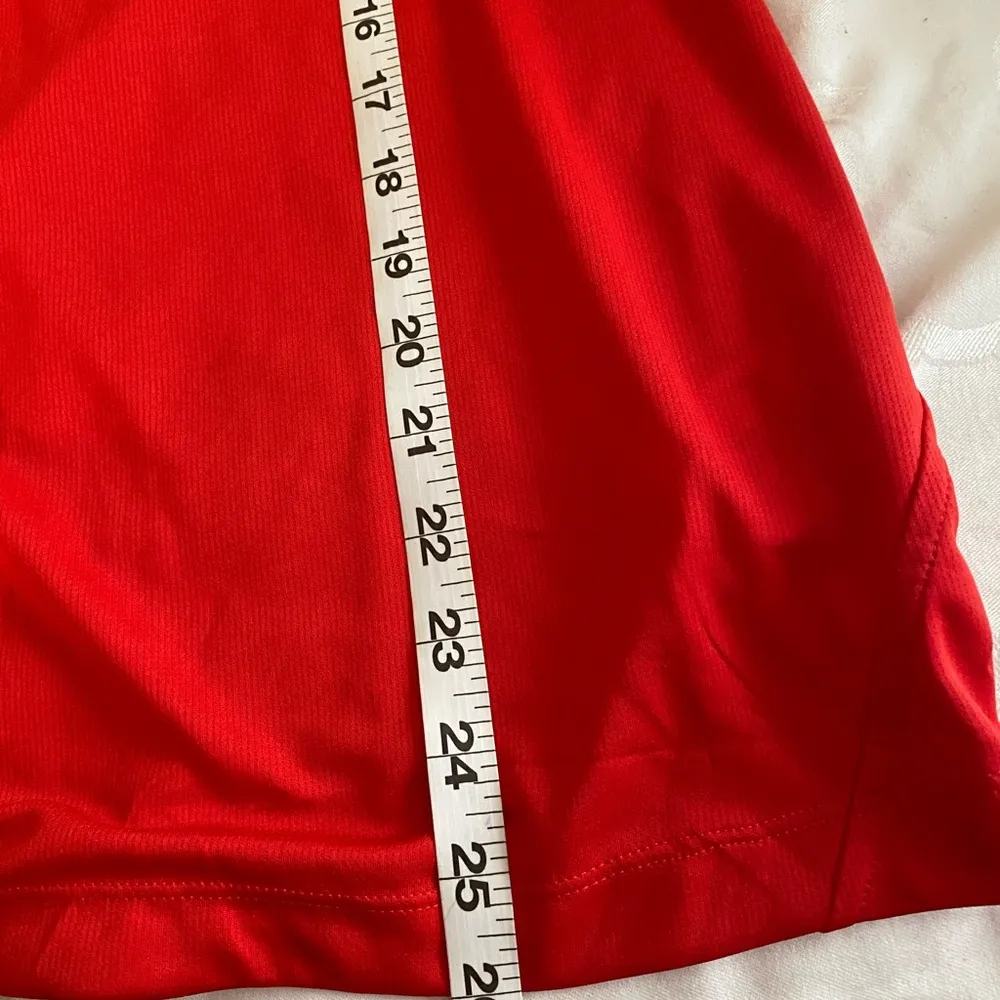 New Balance tech polo Golf shirt Short Sleeve Red L NWT - Image 2