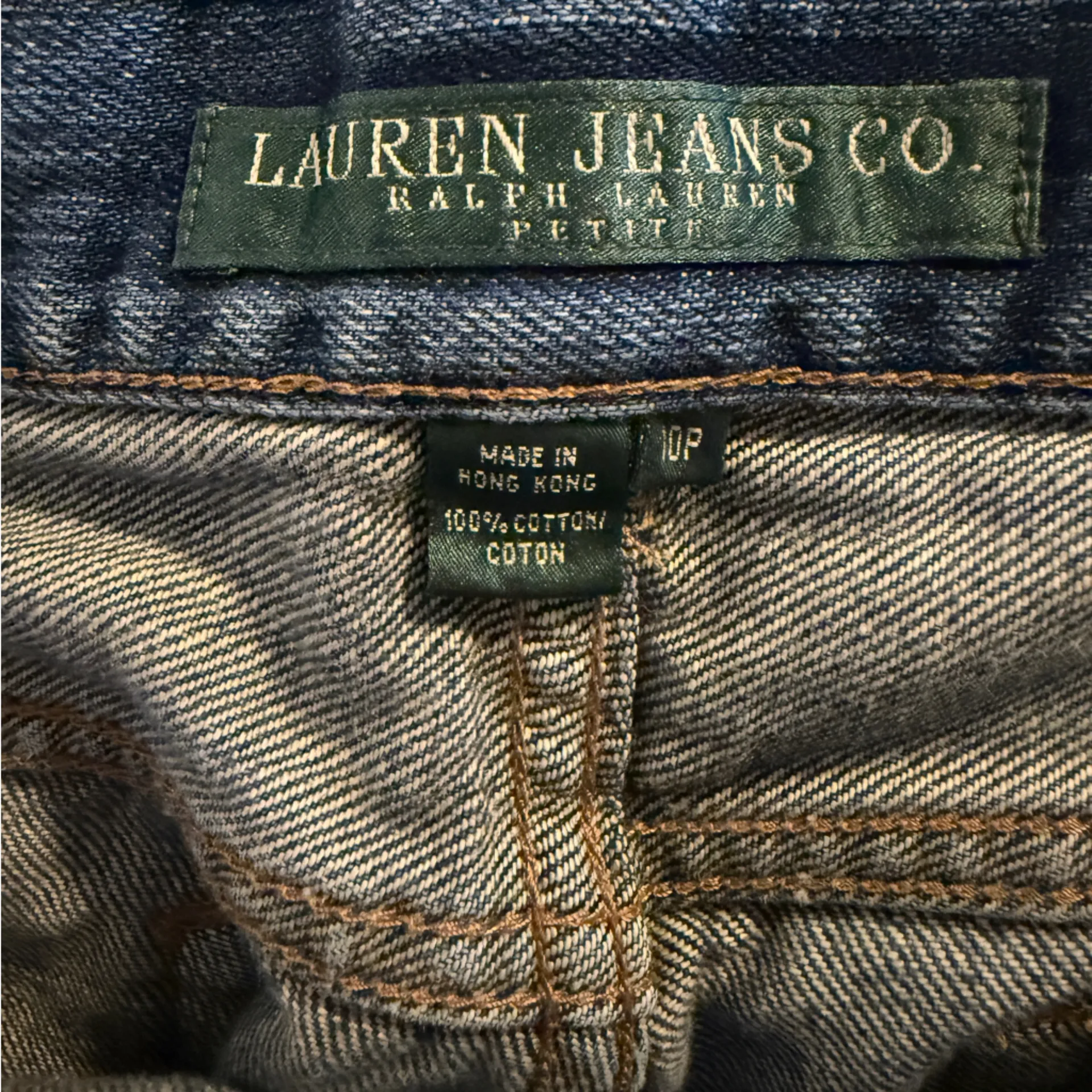 Lauren Ralph Lauren Vintage Jeans Floral Print Bootcut Denim Women’s Size 10P - Image 7