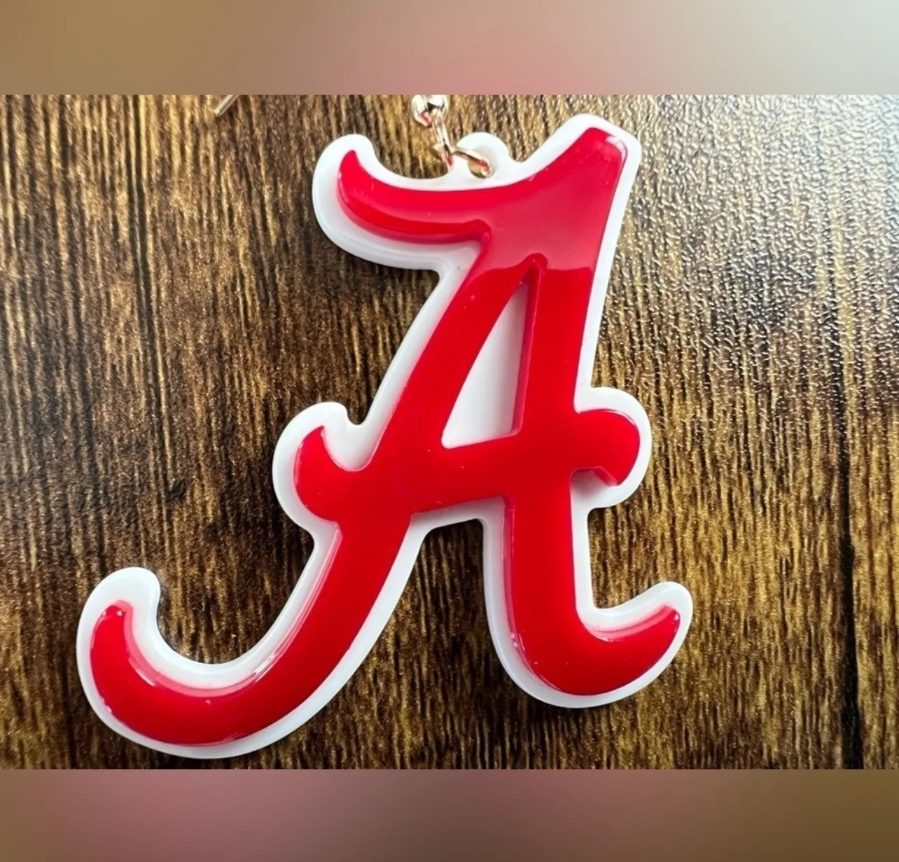 Alabama | UA, Bama logo “A” earrings. Red - Image 6