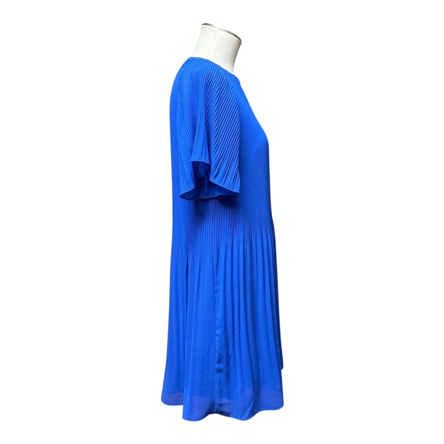 Habit Pleated Mini Dress Blue Medium - Image 4