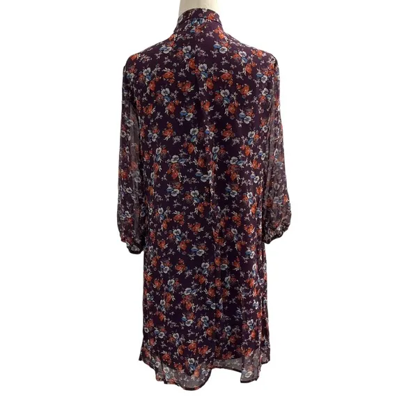 As U Wish Dress Floral Plum Dress Size S Regular (36-57) - Image 2