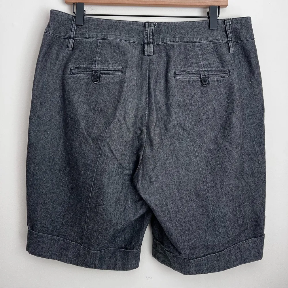 Sandro Gray Bermuda Shorts 12 petite - Image 2